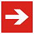 Знак F01-01 200*200 "Направляющая стрелка" пленка ФЭС в Кемерове