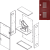 Шкаф пожарный сборно-разборный ШП-К2-О2 (ШПК-321-2) НОК, евроручка в Кемерове